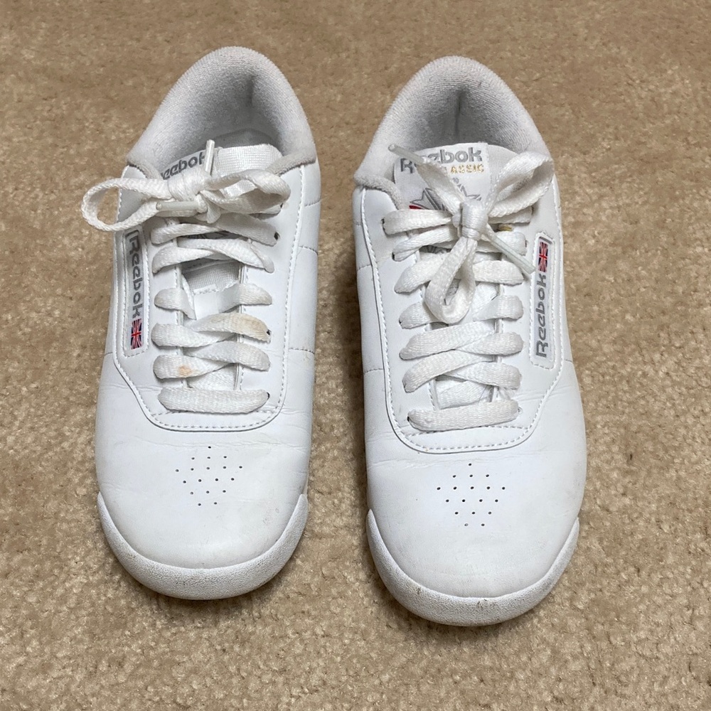 Reebok White Classic Athletic Sneakers